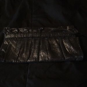 Sparkly dark denim clutch!
